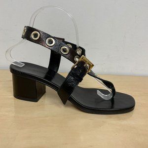 Gold Stud Leather sandal